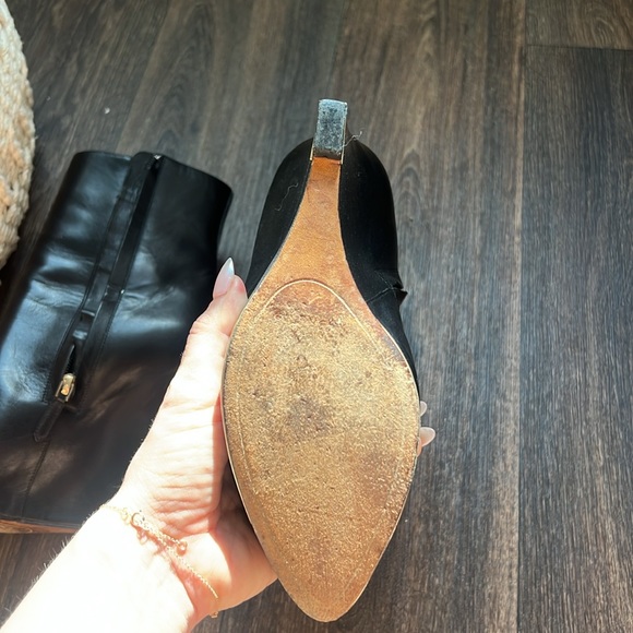 Givenchy Wedge Leather Platform Boots - Picture 6 of 11